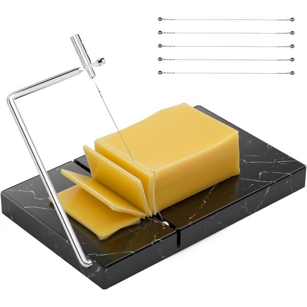 TOPULORS Cheese Slicer - Cheese Cutter with 5 Replacement Upgrade Thick Cutting