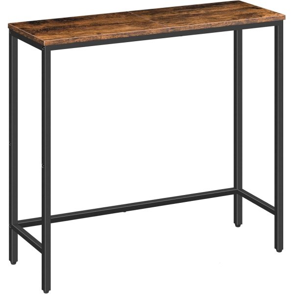 HOOBRO Narrow Console Table, 29.5" Small Entryway Table, Thin Sofa Table