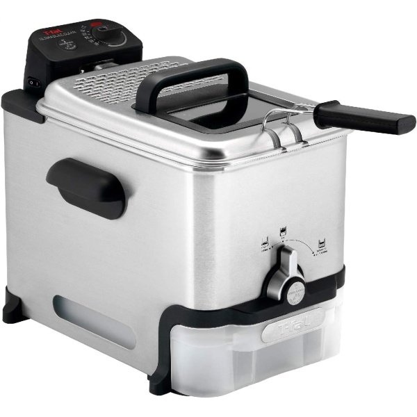 T-fal 3.5L Stainless Steel Deep Fryer with Basket, 1700W, Oil Filtration