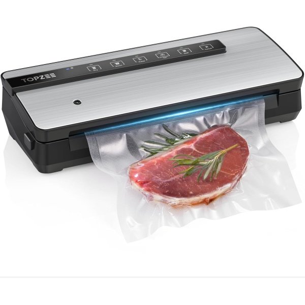 Vacuum Sealer for Food - 90kpa Vacuum Sealer Machine with Bags Storage