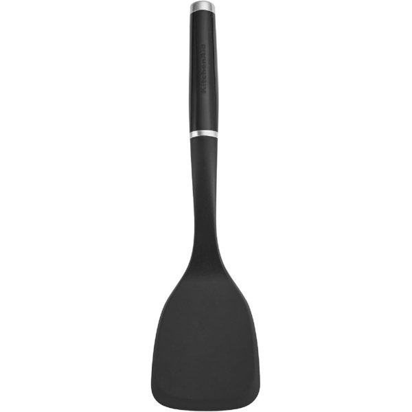 KitchenAid Classic Solid Turner, Black, 13.5x 3.3 Inch