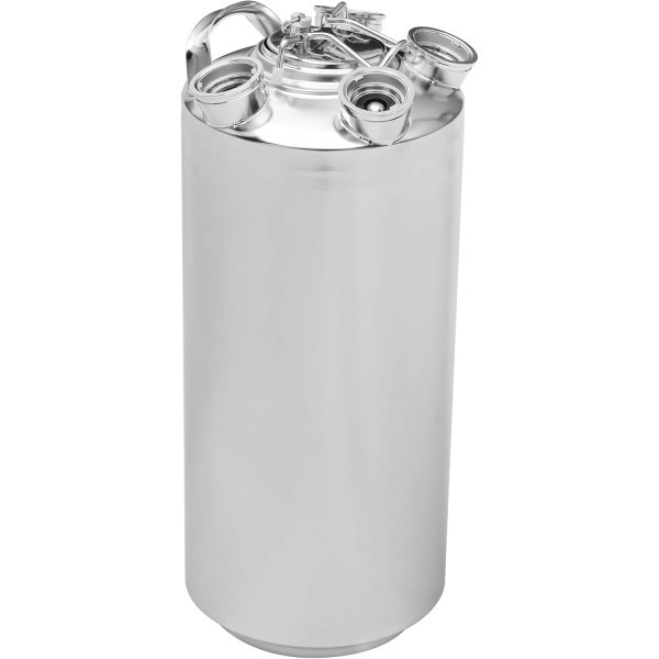 Howaoo 5 Gallon/19L Keg Line Cleaning Kit with 4D Coupler, 304 Stainless Steel Beer Line Cleaner for Kegerators