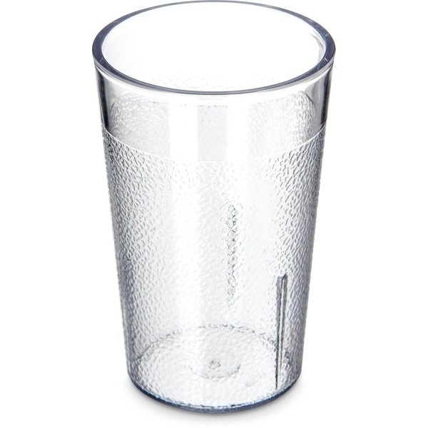 Click to see full view CFS 55018107 Stackable ShatterResistant Plastic Tumbler, 5 oz., Clear (Pack of 6)